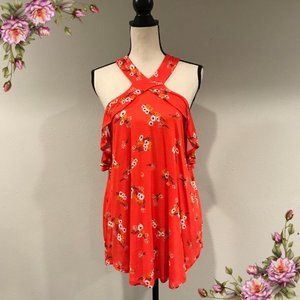 Maurices floral top, large EUC